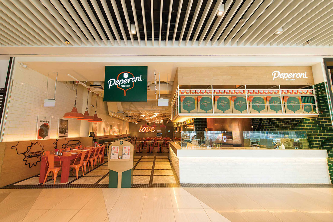 Peperoni Pizzeria Branding - Singapore